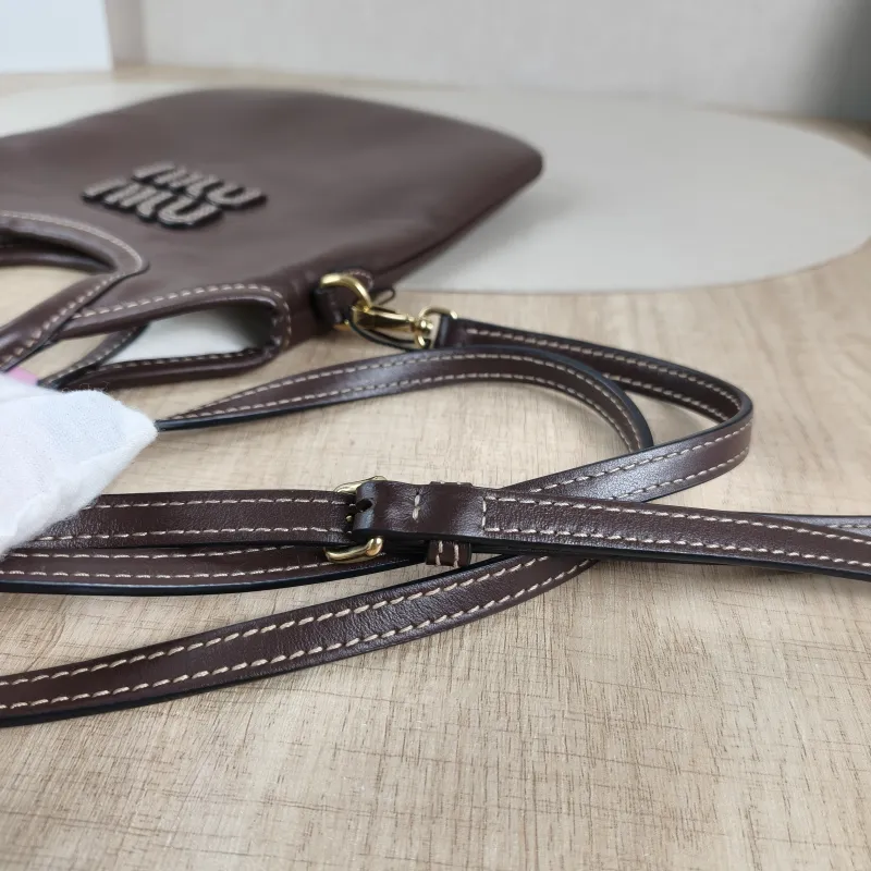Miumiu Shoulder Bag IVY Tote Shopping Tote Calfskin Mini 20*24 — detail view 2 of 13
