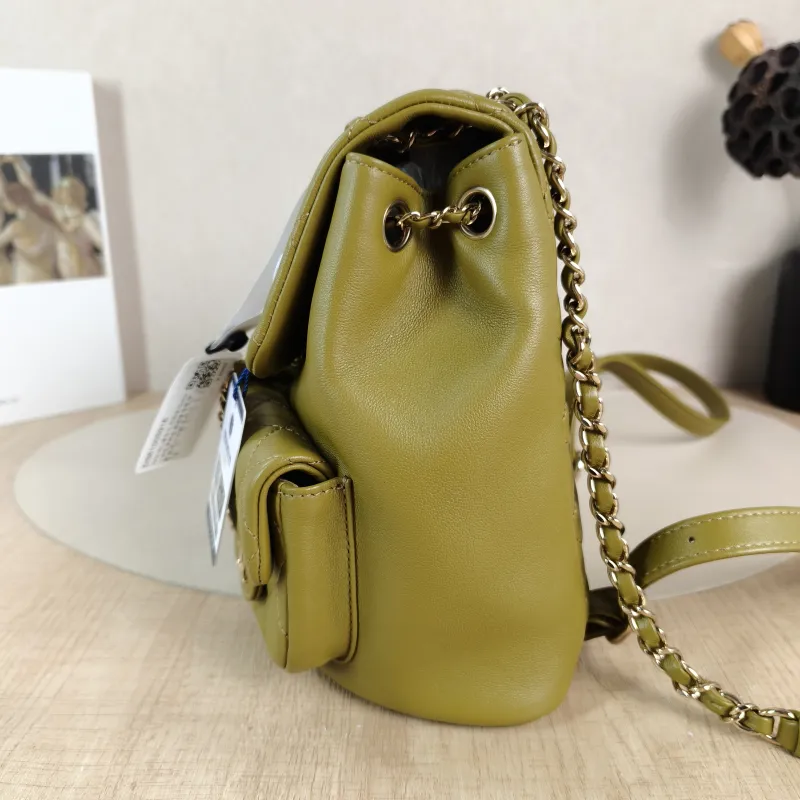 Chanel Backpack Duma Calfskin Medium 20.5 × 11.5 × 20 cm — detail view 10 of 12
