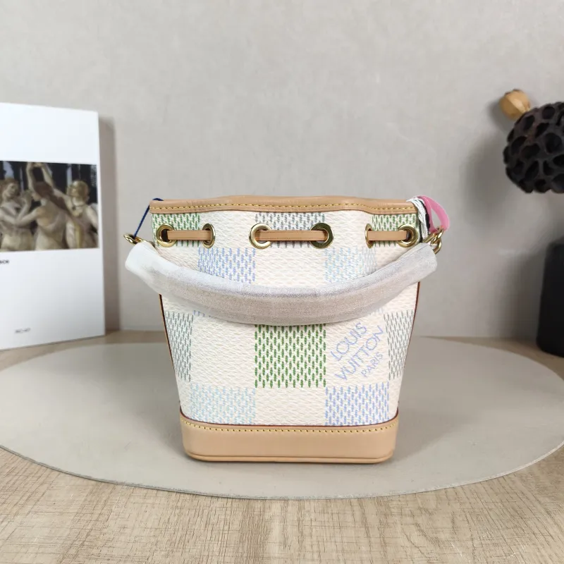 Louis Vuitton Shoulder Bag NANO NOÉ Bucket Bag Nano Colorblock PVC nano 13 × 10 × 16 cm — cover view 6 of 6