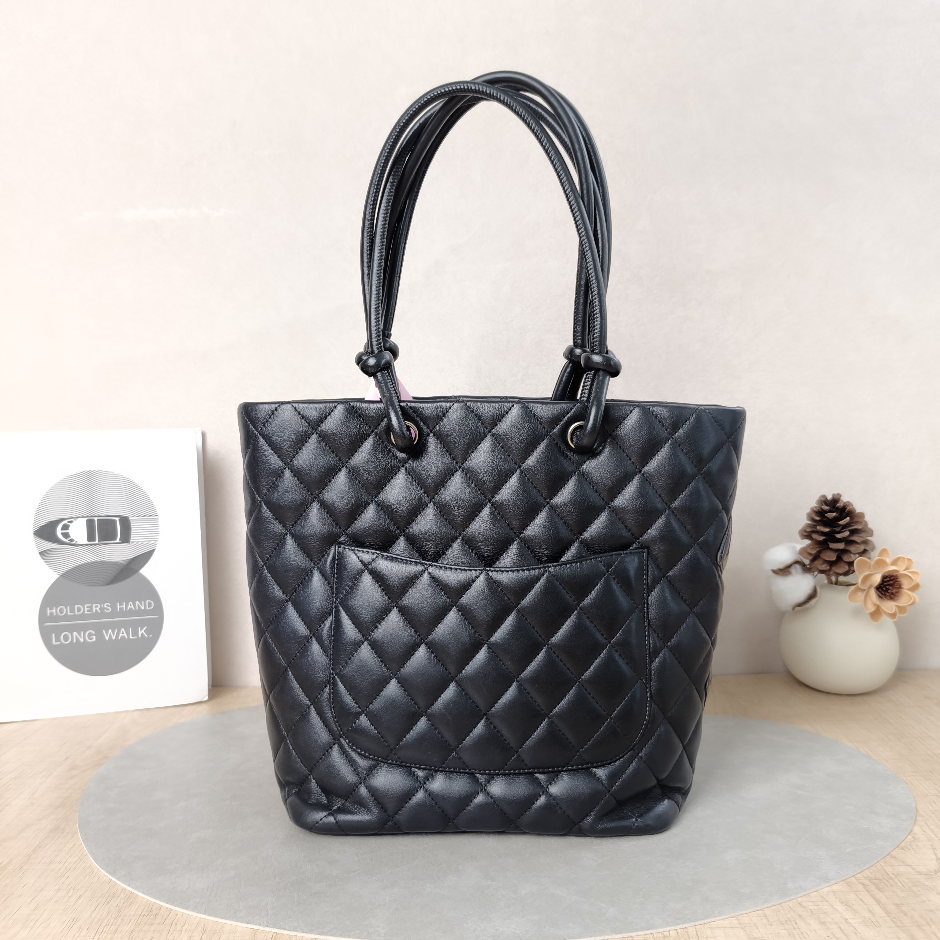 Chanel Shoulder Bag Cambon Basket Black Calfskin Small20 × 12 × 24 cm — cover view 4 of 5