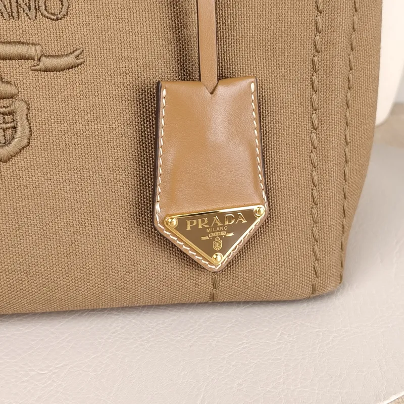 PRADA Crossbody Bag Jardinière Tote Bag Canvas Small26 × 15 × 19 cm — detail view 10 of 13