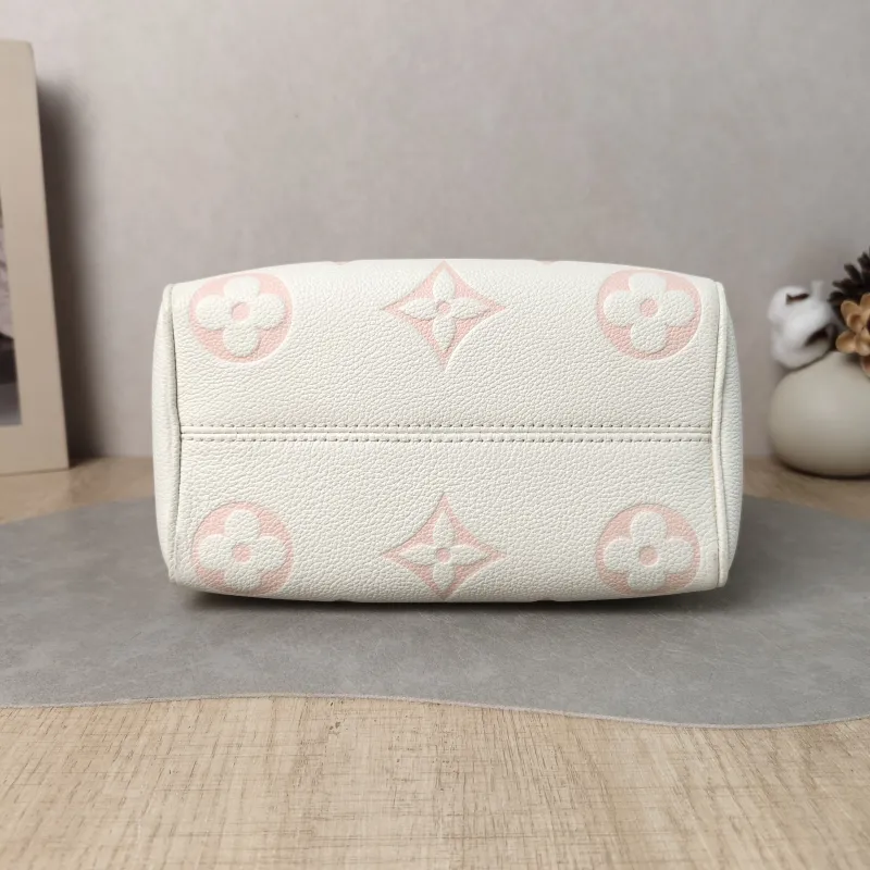 Louis Vuitton Crossbody Bag Speedy20 · Pink Monogram Empreinte Embossed Calfskin Small 20.5 × 12 × 13.5 cm — cover view 5 of 5