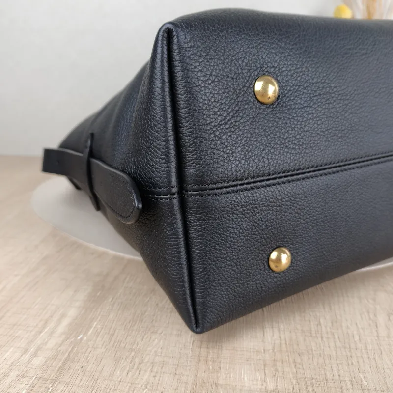 Louis Vuitton Shoulder Bag Low Key Hobo Shoulder Bag Black Calfskin Medium 31 × 18 × 35 cm — detail view 5 of 13