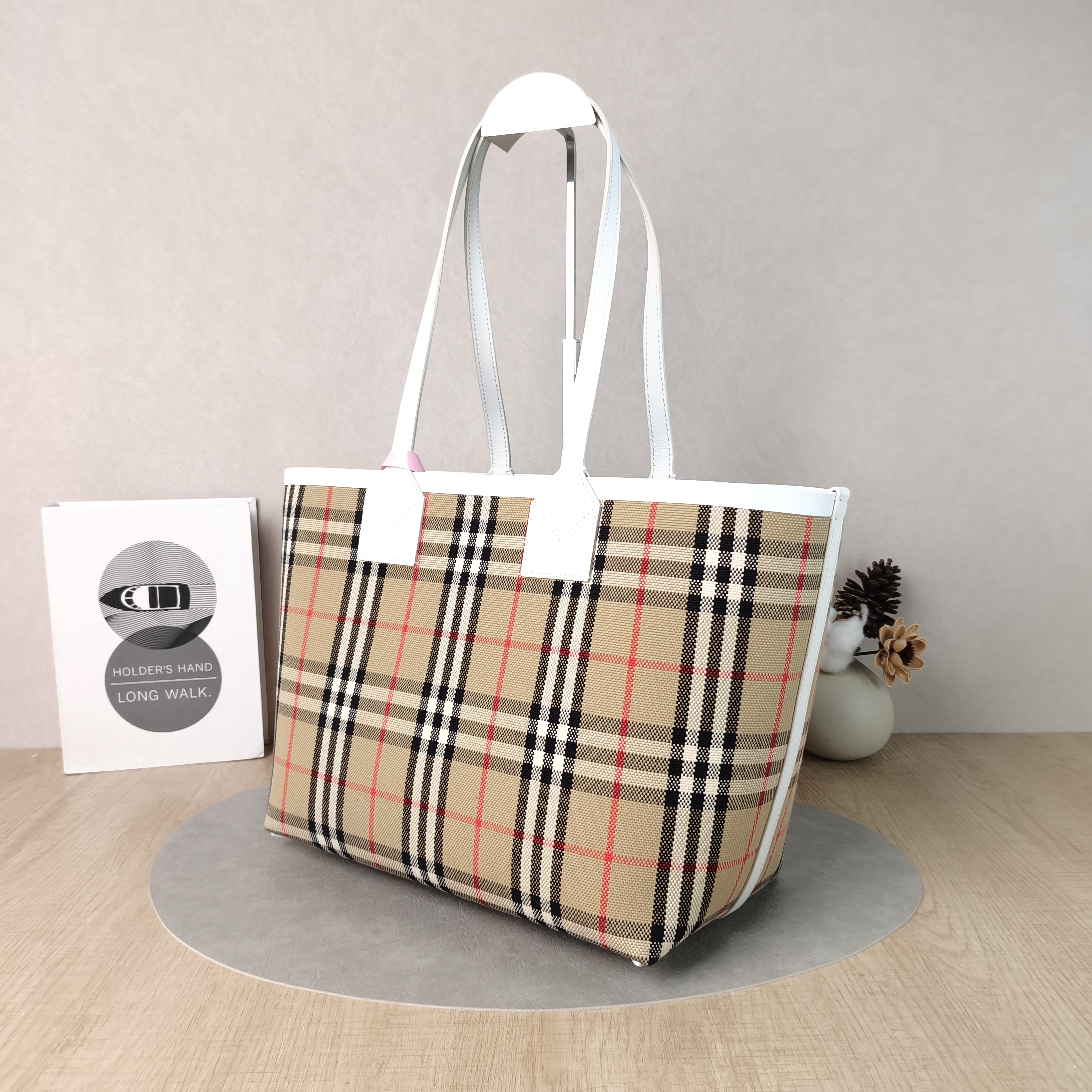 BURBERRY Top Handle Bag Tote Bag Colorblock Canvas One Size29 × 16 × 24 cm — cover view 5 of 5