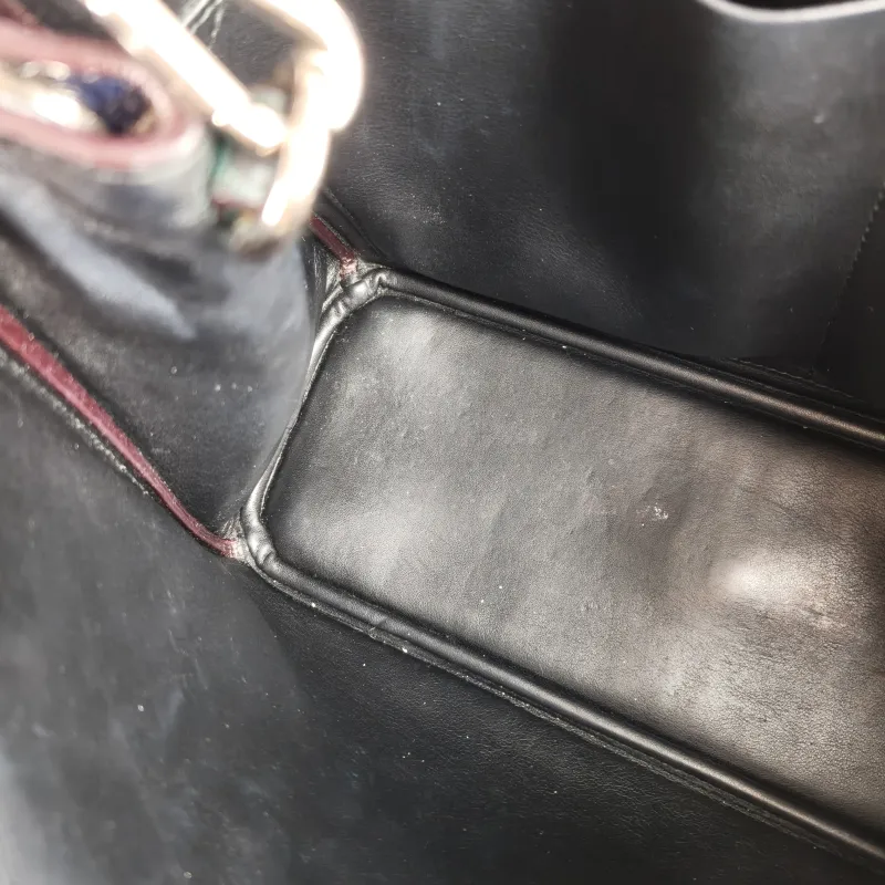 DIOR Top Handle Bag issimo Tote Bag Navy Calfskin · Medium 32 × 11 × 23 cm — detail view 8 of 10