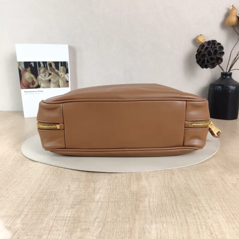Miumiu Top Handle Bag Beau CC alfskin Large 34 × 10 × 23 cm — cover view 2 of 6