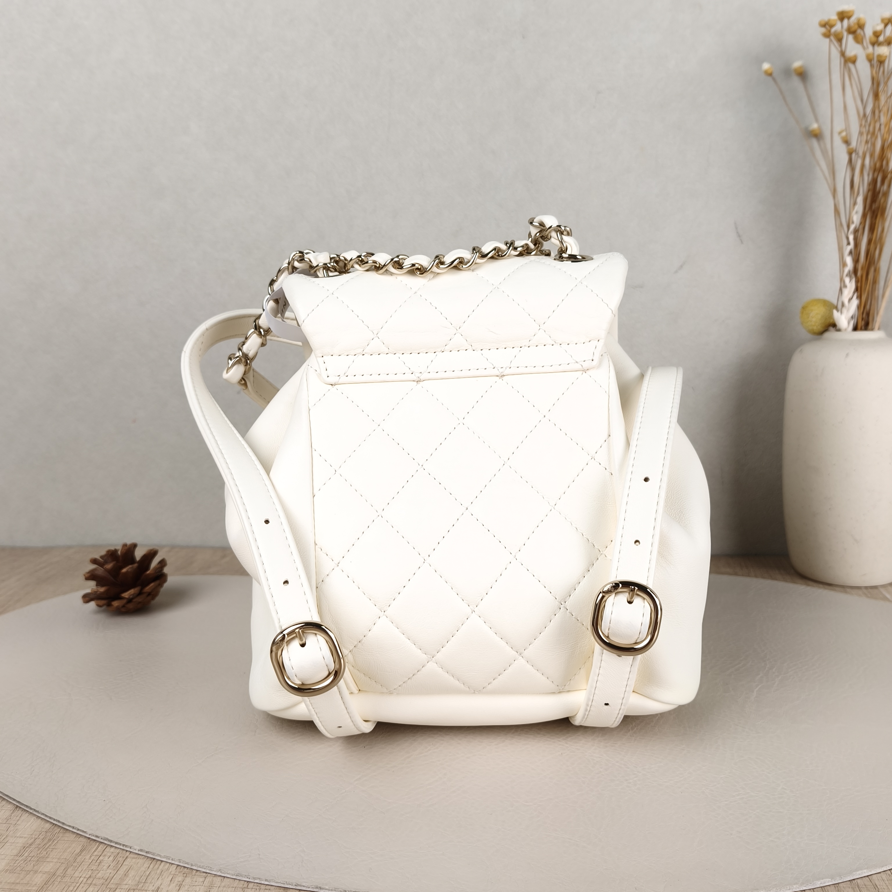 Chanel Backpack Duma White Small18 × 12 × 18.5 cm — cover view 2 of 5