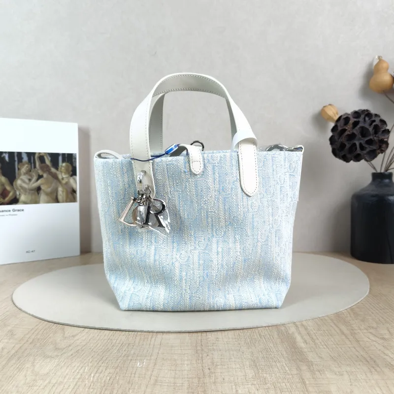 DIOR Top Handle Bag TOUJOURS Edition Canvas Small 18.5 × 12 × 18.5 cm