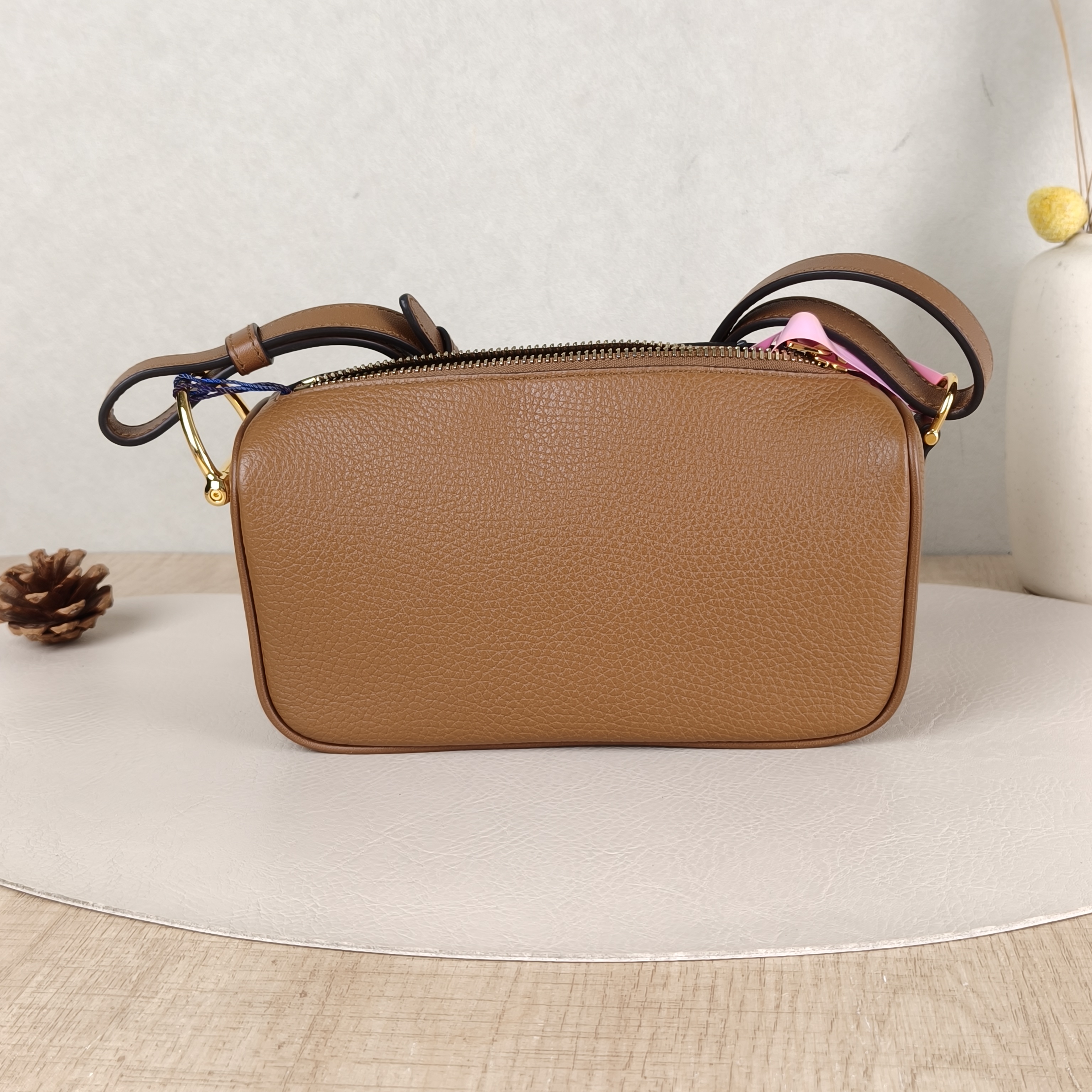 GUCCI Shoulder Bag Half Horsebit Horsebit Shoulder Bag Brown Calfskinmini19 × 9 × 9.5 cm