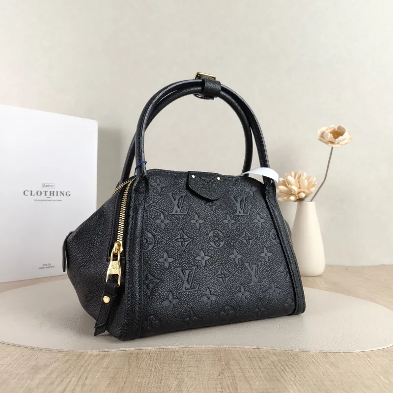 Louis Vuitton Top Handle Bag Top Handle Bag Black Calfskin One Size 21 × 15 × 16 cm — cover view 4 of 5