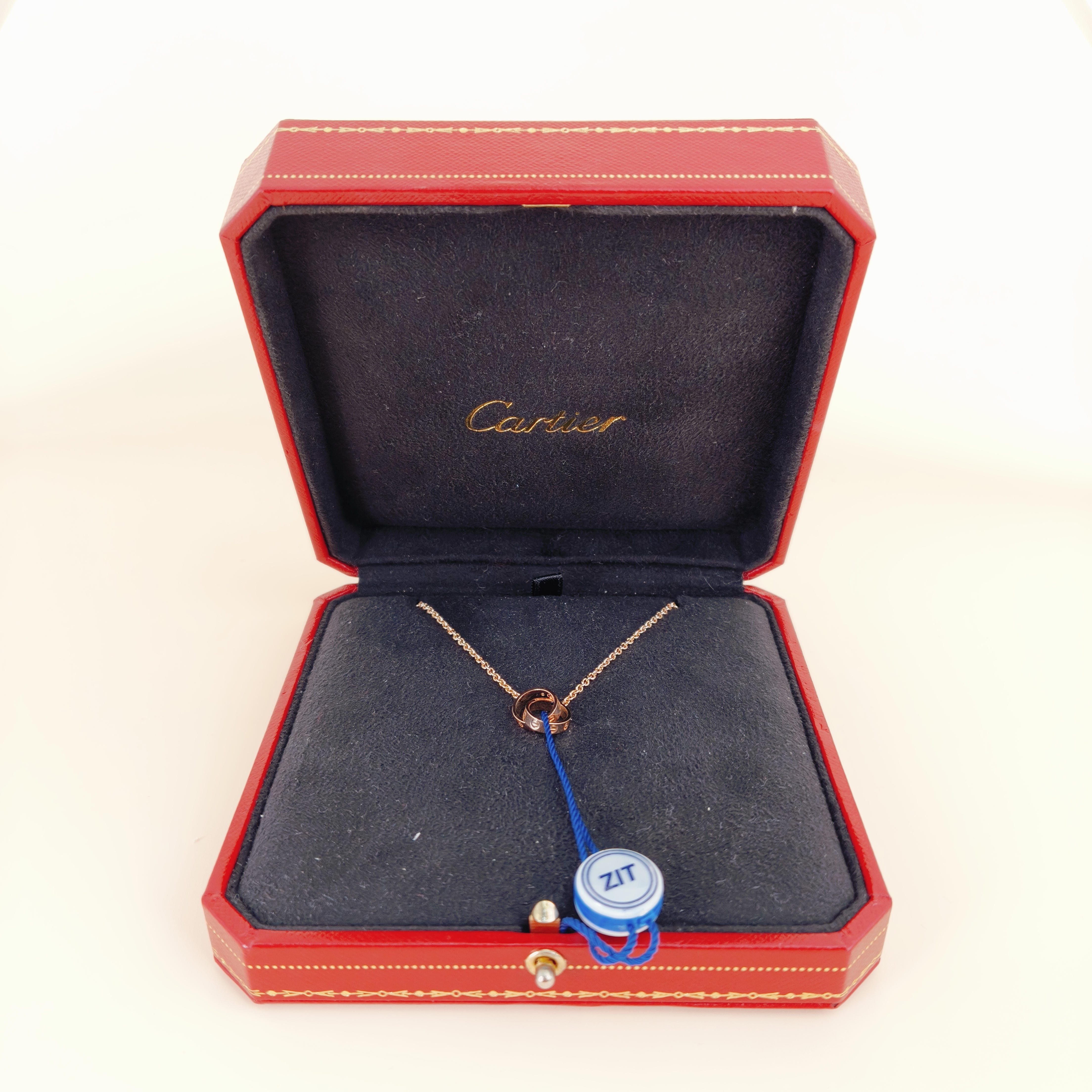 CARTIER Necklace Love Collection Pendant Rose Gold 18KR ose Gold One Size42.5cm โ cover view 3 of 7