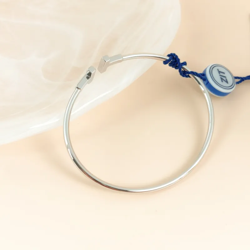 Tiffany&Co. Bangle TC ollection T 18KW hite Gold Diamond One Size 17.3cm — cover view 7 of 7