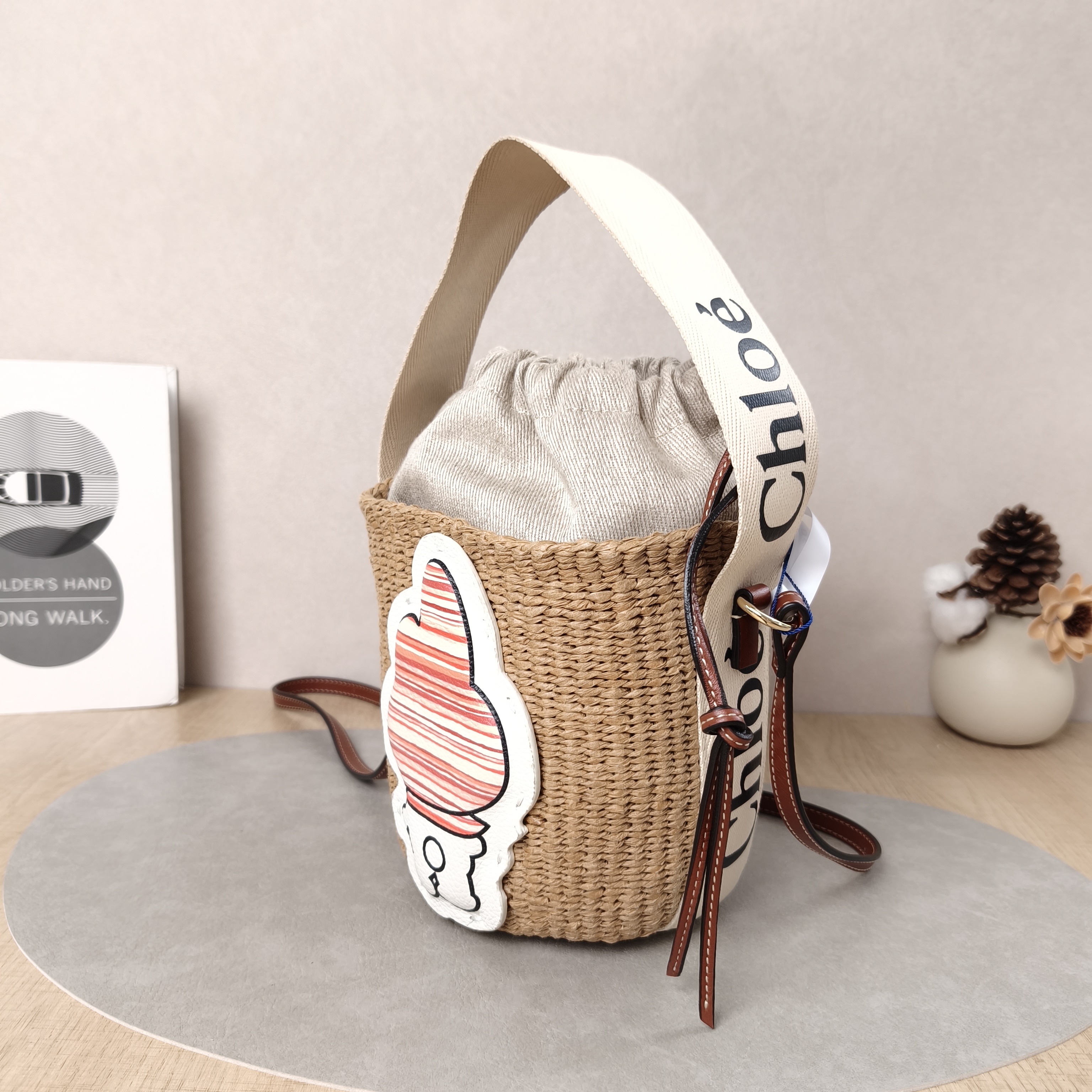 Chloé Crossbody Bag Crossbody Bag Colorblock Calfskin Canvas Small16 × 16 × 17 cm — cover view 3 of 5