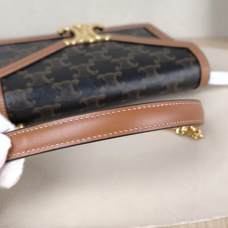 CELINE Crossbody Bag MARGO Wallet Monogram PVC Mini 19.5 × 4.5 × 13 cm — detail view 3 of 11