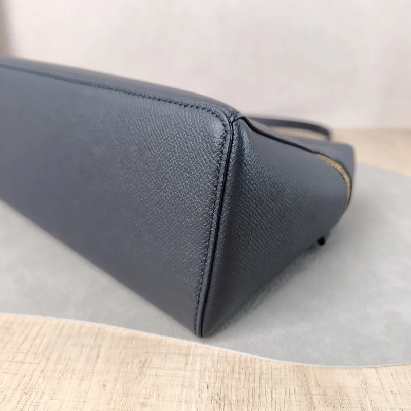Loro Piana Crossbody Bag Extra Bag L27 Grey Calfskin One Size 27 × 10 × 16 cm — detail view 10 of 14