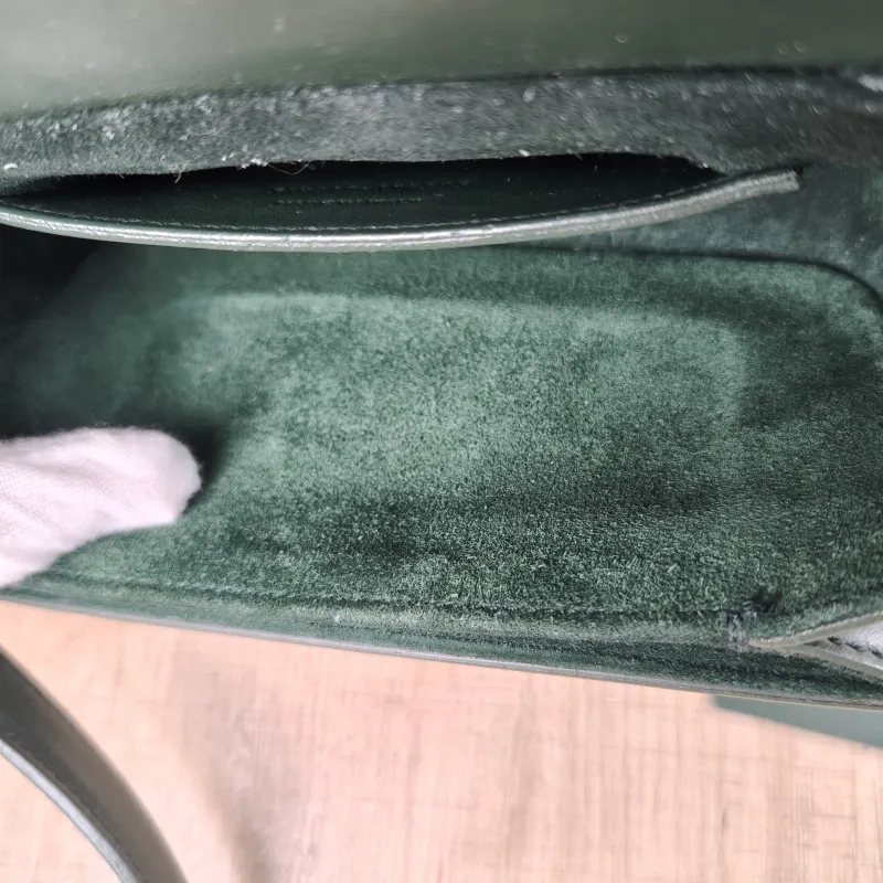 SAINT LAURENT Shoulder Bag Shoulder Bag Green Calfskin16.5 × 5 × 8.5 cm — detail view 7 of 17