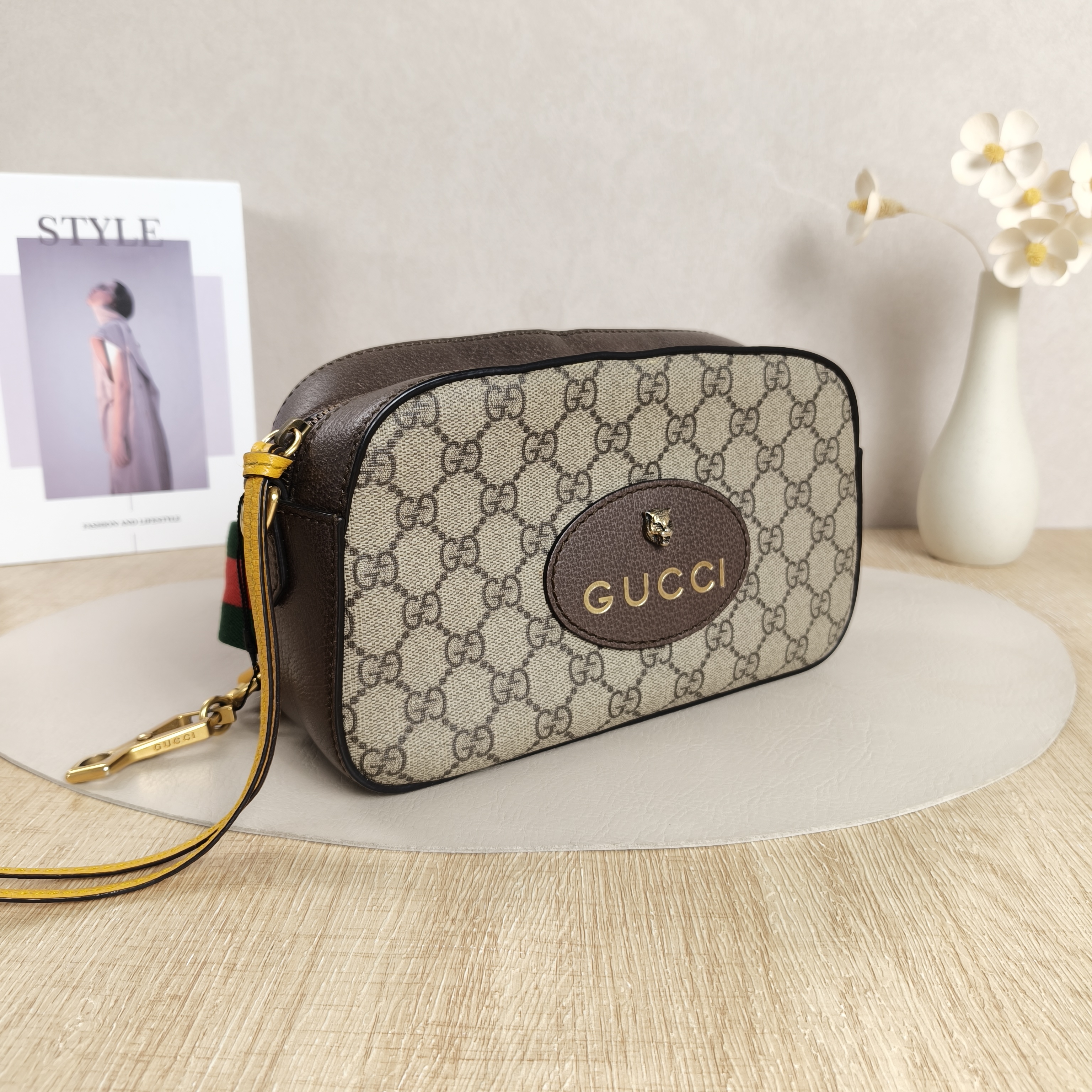 GUCCI Crossbody Bag Neo Vintage Camera Bag Monogram PVC Medium24 × 7 × 14.5 cm — cover view 3 of 11