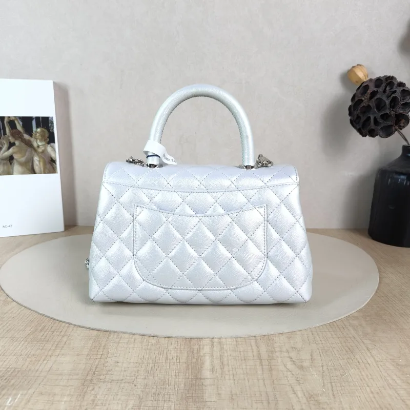 Chanel Top Handle Bag Coco Handle C Grained Calfskin Small 24 × 10 × 14 cm — cover view 3 of 6