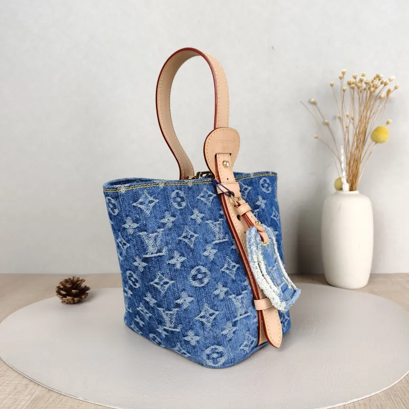 Louis Vuitton Top Handle Bag ALL IN BB Blue BB16 × 12 × 18 cm — cover view 2 of 5