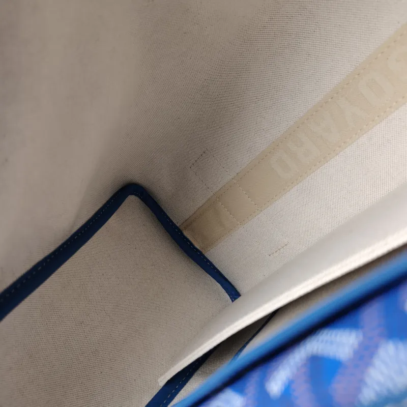 GOYARD Shoulder Bag Rouette Shoulder Bag Blue PVC Small 31 × 14 × 23 cm — detail view 10 of 12
