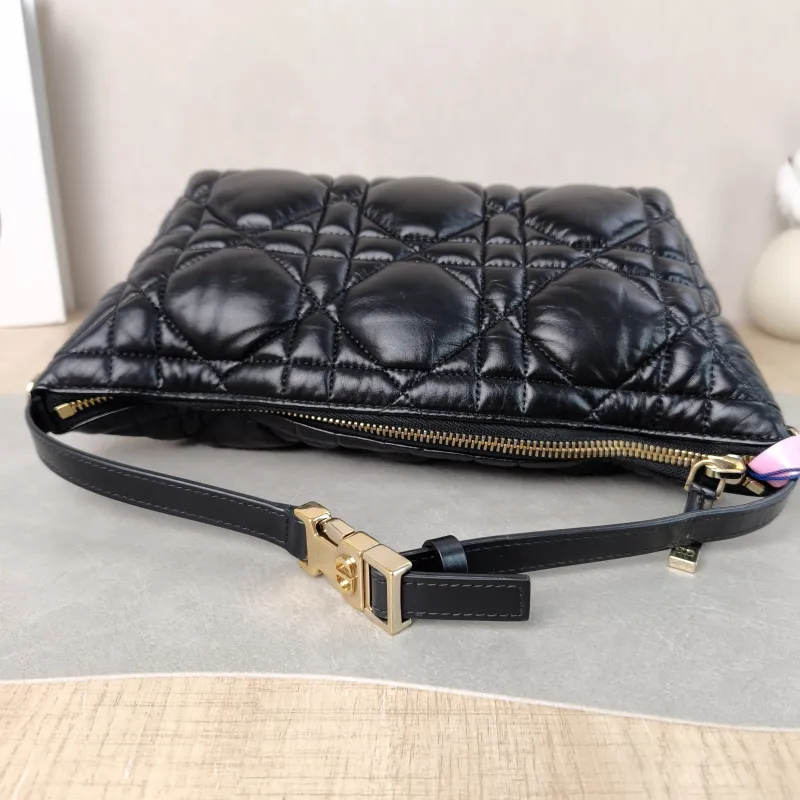 DIOR Top Handle Bag Travel Nomad Black Calfskin Medium 22 × 9.5 × 13 cm — detail view 2 of 11