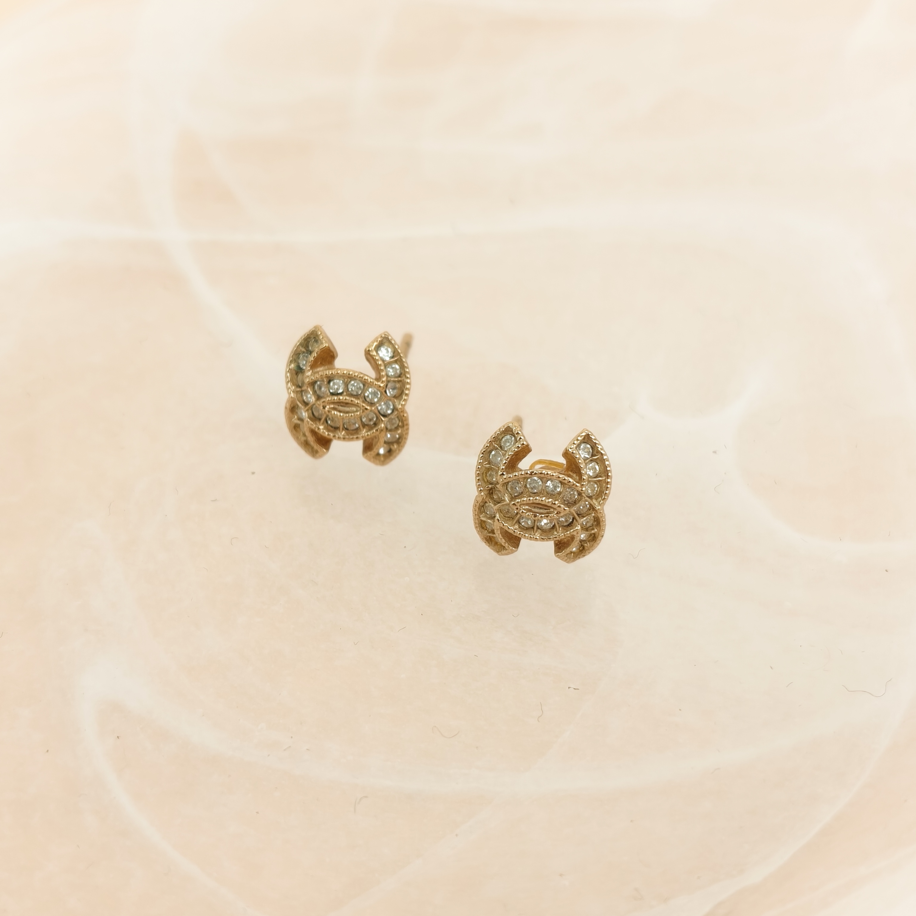 Chanel Earrings c Earrings Gold One Size — cover view 4 of 5