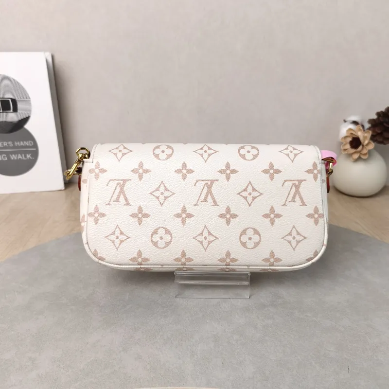 Louis Vuitton Crossbody Bag IVY · Beige PVC Small 23.5 × 4.3 × 12 cm Conditioned — cover view 2 of 5