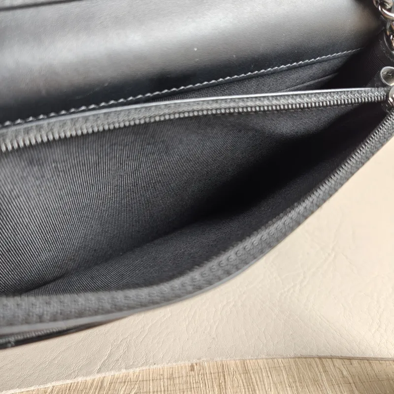 Chanel Crossbody Bag Classic Flap WOC CF WOCWOC Bag Black Patent Leather One Size 19.2 × 3.5 × 12.3 cm 19 — detail view 9 of 12