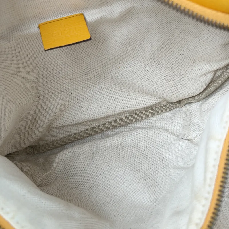 GUCCI Belt Bag Belt Bag Yellow Calfskin One Size40 × 3 × 19 cm — detail view 9 of 12
