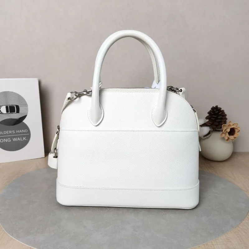 BALENCIAGA Top Handle Bag Ville Dome Bag White Calfskin Small26 × 11 × 22 cm — cover view 2 of 5