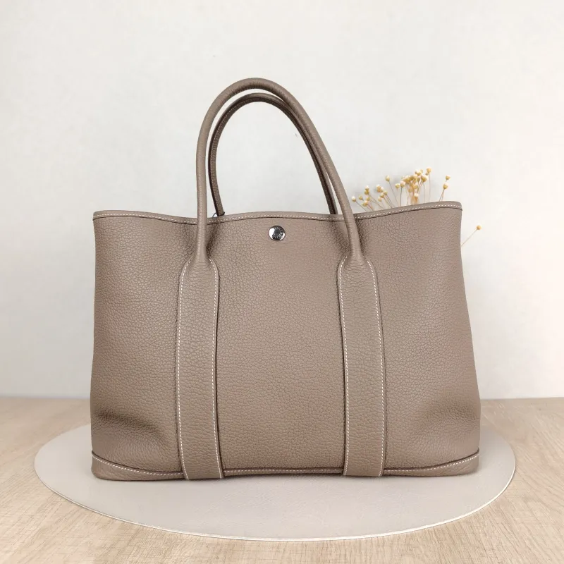 Hermès Top Handle Bag Garden Party 36 36 Negonda Calfskin Large 36 × 17 × 26 cm U — cover view 3 of 5