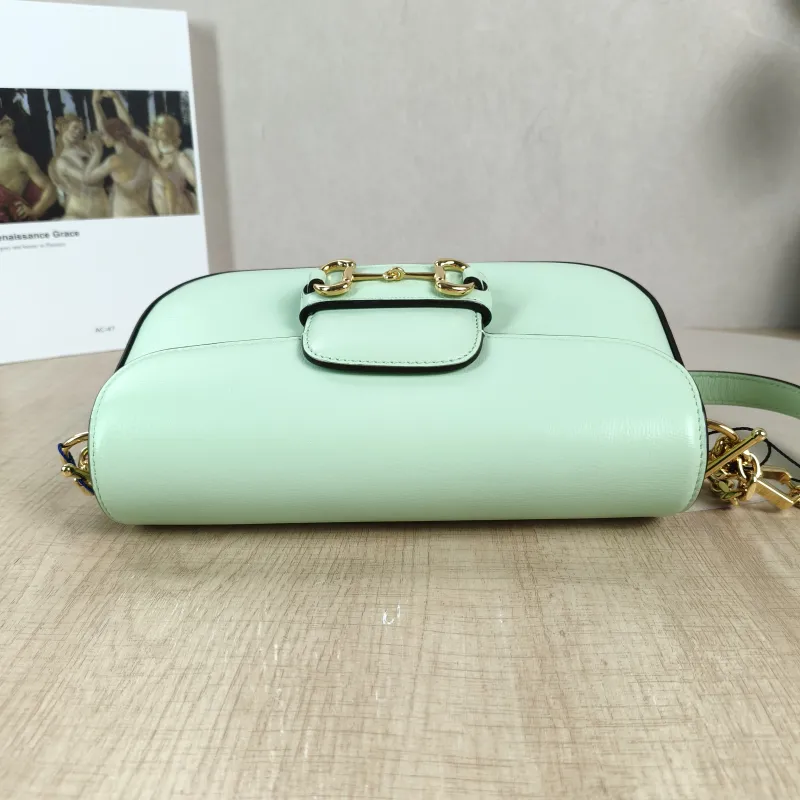 GUCCI Crossbody Bag Horsebit 1955 Horsebit Small Calfskin Small 24 × 5.5 × 13 cm — detail view 8 of 13