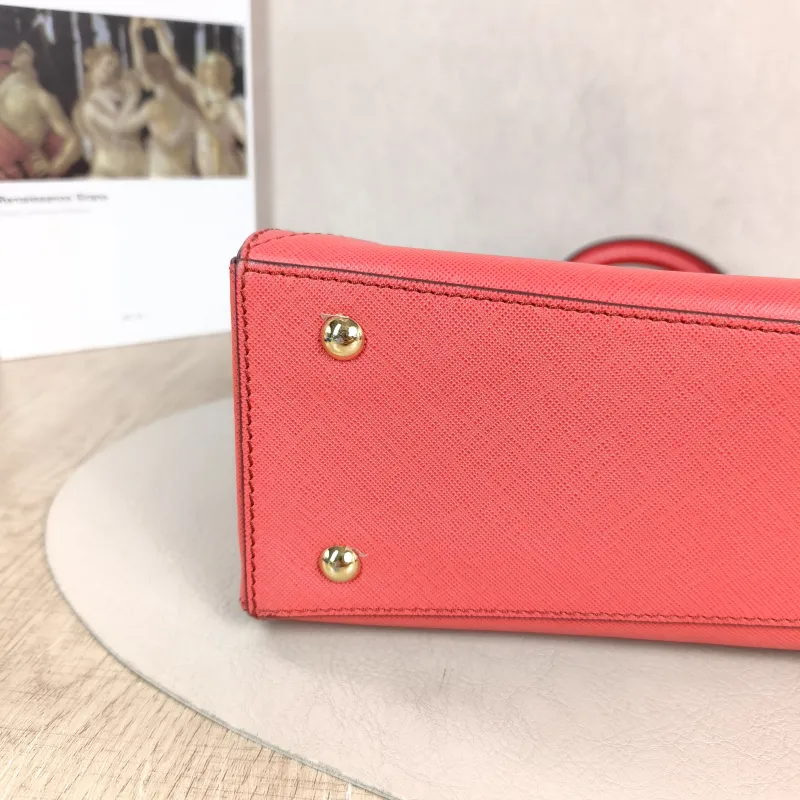 MCM Shoulder Bag Tote Bag Red Canvas 31 × 10 × 19 cm — detail view 12 of 12