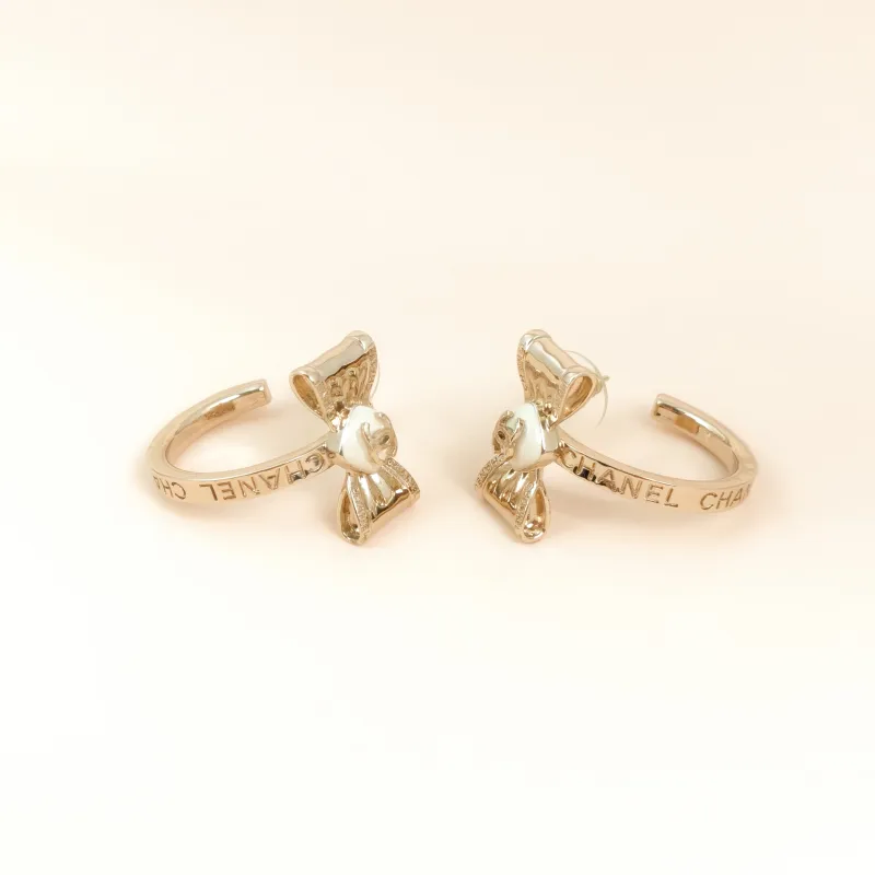 Chanel Earrings Earrings Gold One Size