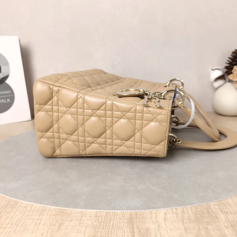 DIOR Top Handle Bag Lady Lady Dior Bag Lambskin Medium24 × 12 × 21 cm — detail view 12 of 16