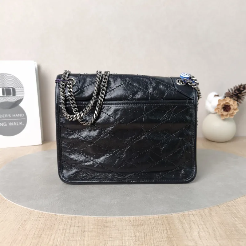 SAINT LAURENT Crossbody Bag Niki D Waxed Leather Calfskin Small21 × 7.5 × 16 cm — cover view 5 of 5