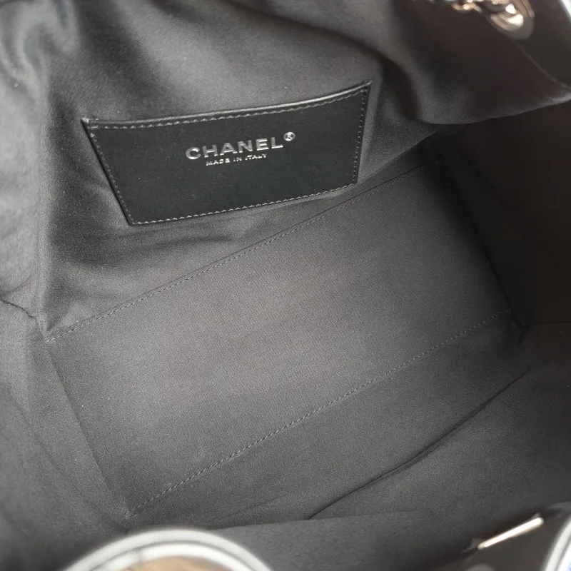 Chanel Shoulder Bag 25Bag Black Waxed Leather Calfskin Small 26 × 14 × 30 cm — detail view 8 of 11