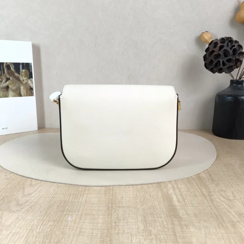 GUCCI Crossbody Bag Horsebit 1955 Horsebit Small White Calfskin Small 20.5 × 5 × 14.5 cm — cover view 5 of 6