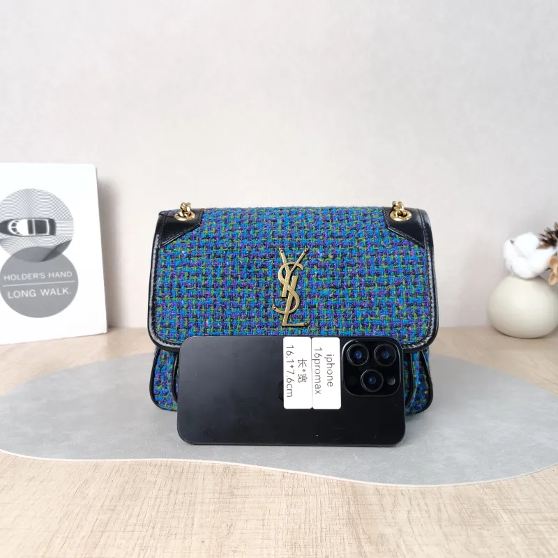 SAINT LAURENT Crossbody Bag Niki D Small 21 × 7.5 × 16 cm — cover view 4 of 6