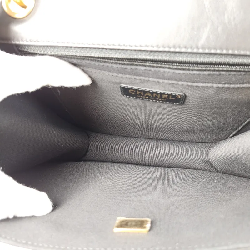 Chanel Crossbody Bag Backpack Black Calfskin One Size25 × 6 × 22 cm — detail view 8 of 13