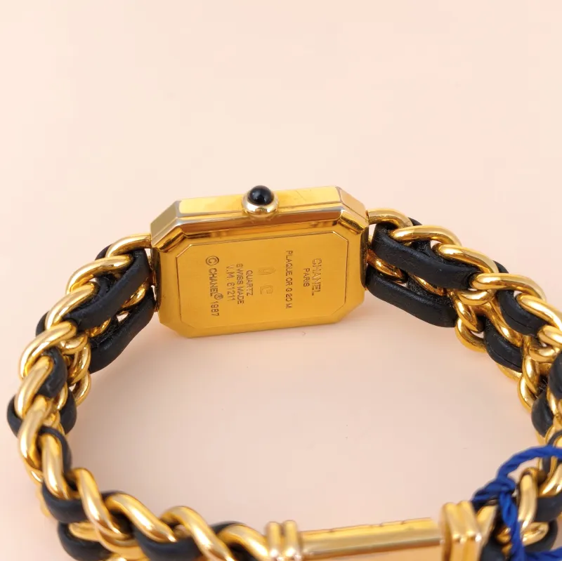 Chanel Watch Première Édition Originale Black with Gold-Tone Hardware Black with Gold-Tone Hardware M 26.1mm x 20mm x 7.6mm — cover view 3 of 7