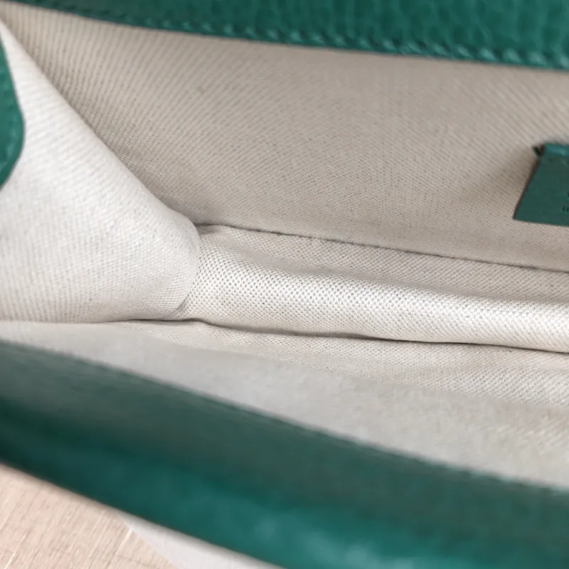 GUCCI Shoulder Bag Dionysus Green Calfskin Small 25 × 7 × 13.5 cm — detail view 5 of 11