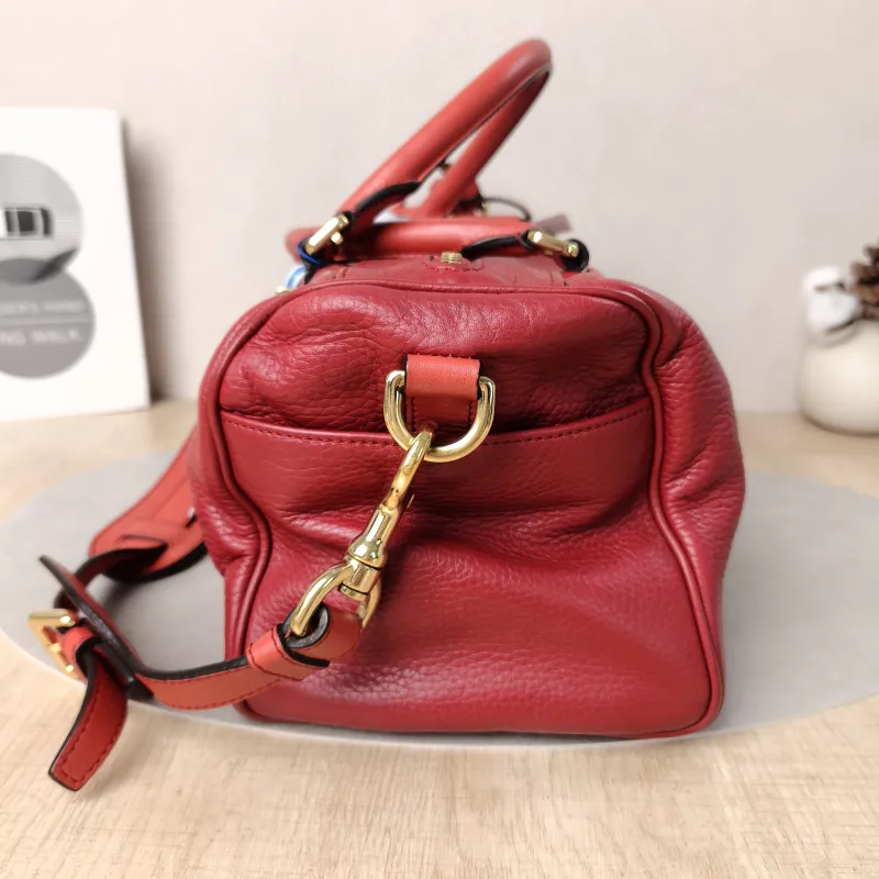 LOEWE Top Handle Bag Top Handle Bag Red Calfskin One Size34 × 16 × 18 cm — detail view 4 of 15