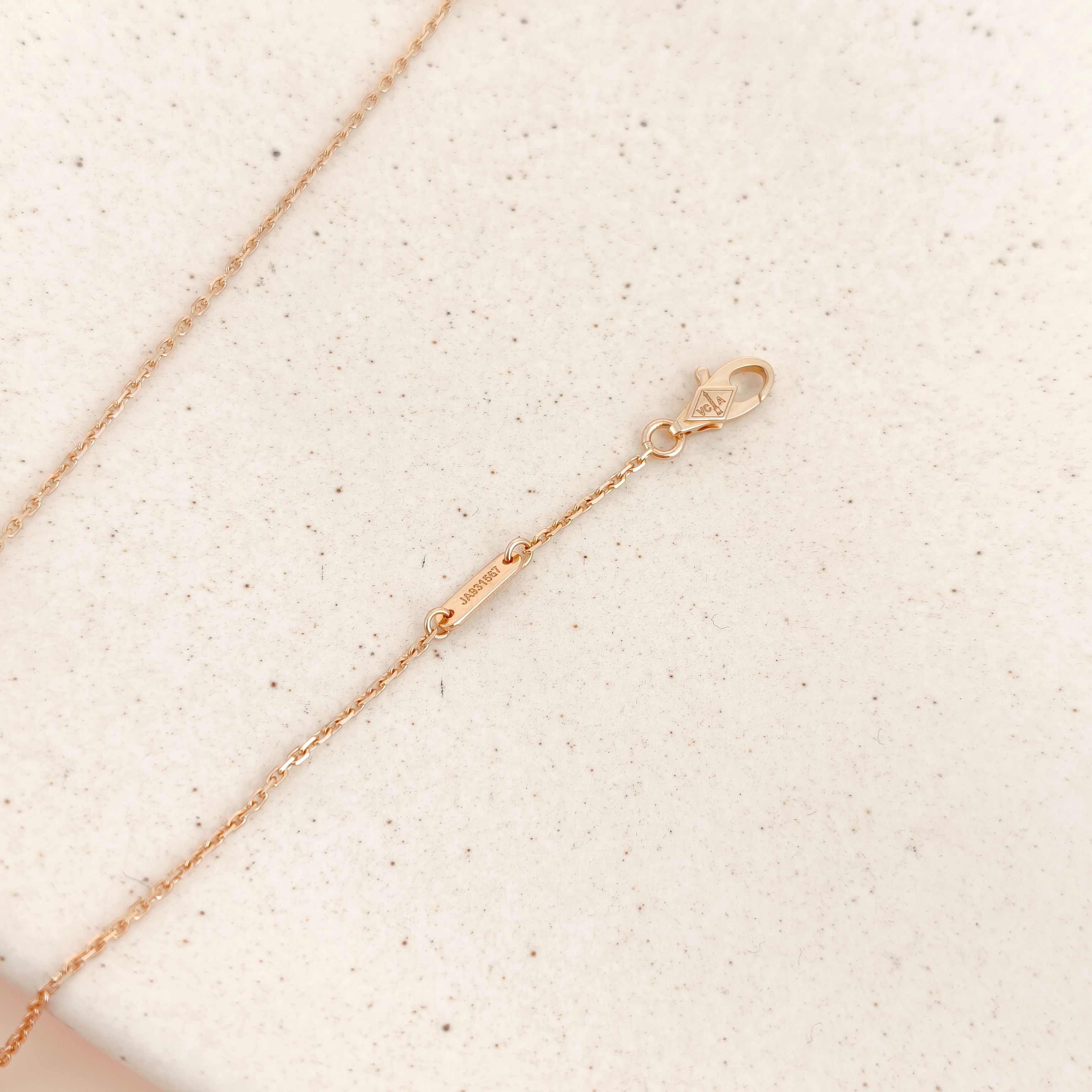 Van Cleef & Arpels Necklace Alhambra 18KR ose Gold Sweet Mini40cm — cover view 8 of 8