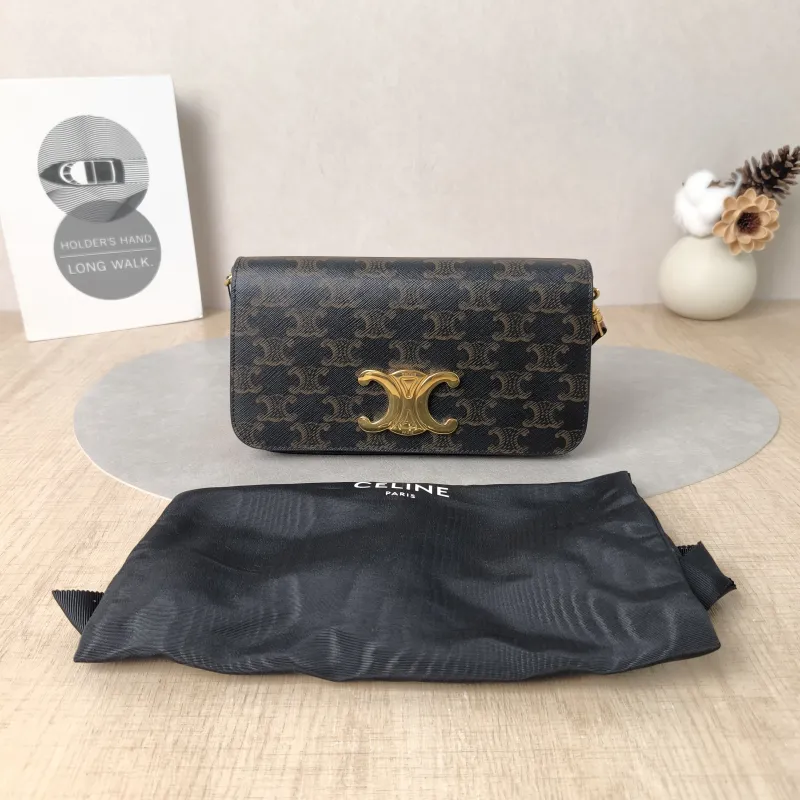CELINE Shoulder Bag Crossbody Bag Monogram PVC One Size21 × 3 × 11 cm — cover view 5 of 6