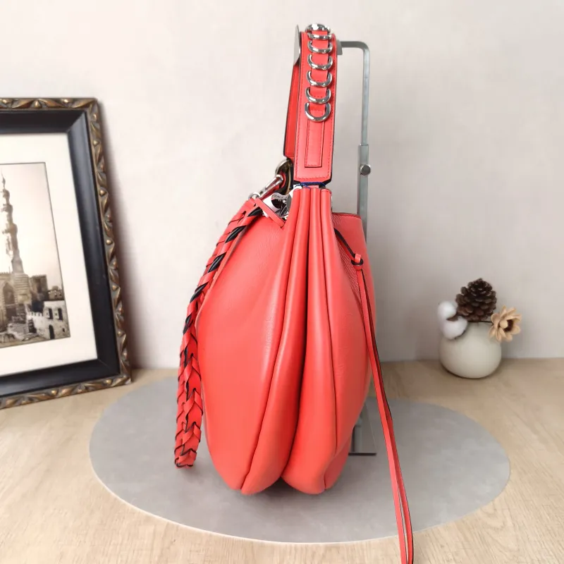 LOEWE Crossbody Bag Crossbody Bag Red Calfskin One Size34 × 9.5 × 28 cm — detail view 15 of 17