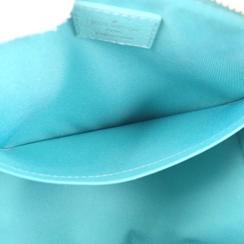 Louis Vuitton Crossbody Bag City Keepall Green · White Calfskin Medium27 × 13 × 17 cm — detail view 1 of 11