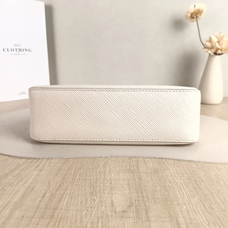Louis Vuitton Crossbody Bag MARELLE White Epi Embossed Calfskin Small 25 × 8 × 15 cm — cover view 4 of 5