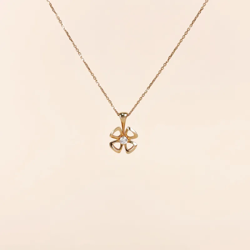 Bvlgari Necklace Fiorever Rose Gold 18KR ose Gold One Size43cm