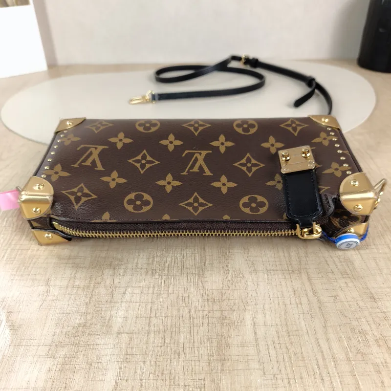Louis Vuitton Crossbody Bag Slim Trunk Box Monogram PVC Medium 23 × 4 × 12 cm — detail view 1 of 12